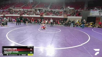 126 lbs Quarters & 1st Wb (16 Team) - Matthew Tobin, Midlothian Heritage vs Fernando Dioses, Lubbock