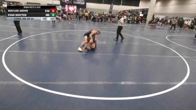 132 lbs Cons. Rd Of 64 - Waylon Jarvis, Utah vs Evan Whitted, Nolf Wrestling Academy