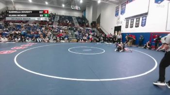 110 lbs 1st Place Match - Alaina McNees, H.E.M. vs Gabriella Doughty, Cheyenne East