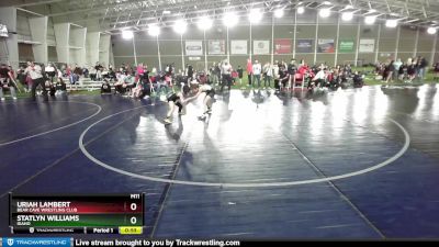 70 lbs Cons. Round 5 - Statlyn Williams, Idaho vs Uriah Lambert, Bear Cave Wrestling Club