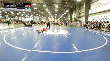 85 lbs Rr Rnd 3 - Collin Artman, Quest School Of Wrestling MS vs Roman Cortese, Mat Warriors Yellow