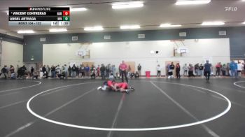 132 lbs Champ. Round 2 - Vincent Contreras, Nampa vs Angel Arteaga, Minico