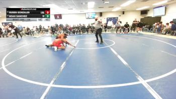 138 lbs Cons. Round 8 - Noah Sanchez, Victor Valley vs Ruben Gonzales, Los Alamitos