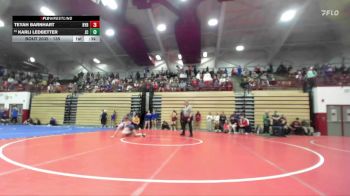 135 lbs Champ. Round 1 - Karli Ledbetter, Jennings County vs Teyah Barnhart, Hybrid