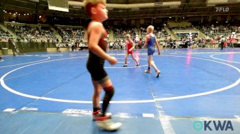 58 lbs Quarterfinal - Drake Rogers, Weatherford Youth Wrestling vs Luke Doty, Lions Wrestling Academy