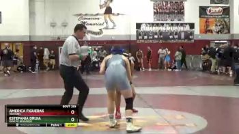 131 lbs Quarterfinal - Estefania Druia, Rancho Bernardo vs America Figueras, Western