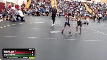 82 lbs Round 2 - Blayze Hyatt, Gaston Grizzlies vs Cain Curtiss, Eastside Youth Wrestling