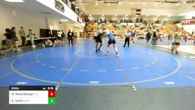 285 lbs 3rd Place - Barrett Rosenberger, The Storm Wrestling Center vs Emmanuel Isidro, Pedraza Wrestling