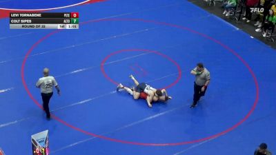 172 lbs Round Of 32 - Levi Tornabene, Peters Township vs Colt Sipes, Altoona