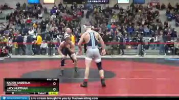 133 lbs Semifinal - Jack Huffman, Augustana (SD) vs Kaden Anderlik, Upper Iowa