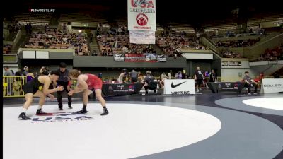 Champ. Round 1 - Treyton Sheets, Frontier High School Wrestling vs Alfonso Garcia, Benjamin Franklin Senior High School Wrestling
