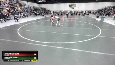 106 lbs Cons. Round 6 - Gavin Wolters, Hartford vs Jordan Lisiecki, Lomira