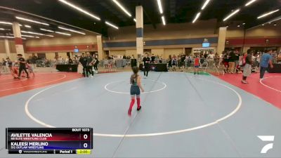 53 lbs Cons. Round 2 - Avilette Valencia, NB Elite Wrestling Club vs Kaleesi Merlino, 512 Outlaw Wrestling