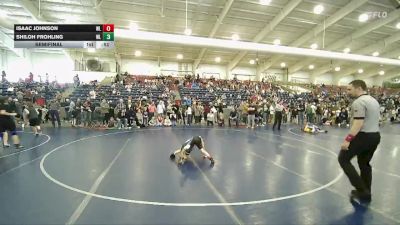 50 lbs Semifinal - Shiloh Frohling, Timpanogos Wrestling vs Isaac Johnson, Westlake