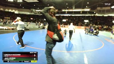 138 lbs Cons. Round 1 - Lincoln Hazzard, Zillah vs Jack Givens, Columbia River