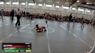 44 lbs Round 3 (8 Team) - Jonah Burkett, Upstate Uprising vs Kai Parker, OMP