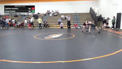 90 lbs Round 5 - Carter Russell, Wrath vs Aram Banes, Hawkeye Wrestling Academy