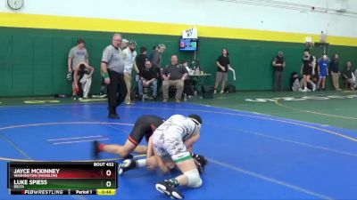 113 lbs Cons. Round 1 - Jayce McKinney, Washington (massilon) vs Luke Spiess, Delta