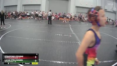 70 lbs Semis (4 Team) - Strafford Stevens, Takedown Elite Silver vs Lucan Stellwagen, Untouchables