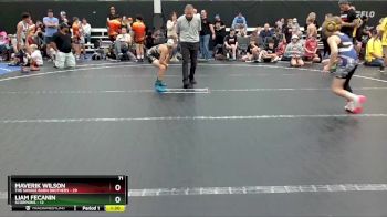 80 lbs Round 4 (8 Team) - Maverik Wilson, The Savage Barn Brothers vs Liam Fecanin, Scorpions