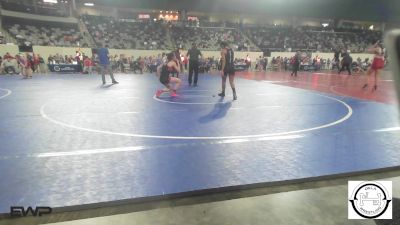 110 lbs Consi Of 8 #1 - BRAYLEIGH COOPER, McLoud vs Serena Umoh, Tulsa Union Girls