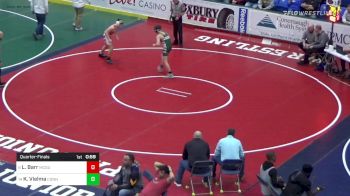 117 lbs Quarterfinal - Lucas Barr, McGuffey vs Kai Vielma, Connellsville