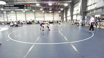 132 lbs Rr Rnd 3 - Julissa Ortiz, Elite Coral - HSG vs Lindsey McDermott, 84 Athletes - HSG