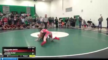 145 lbs Round 2 - Jayden Kunz, Star Valley vs Braunsn Smith, Big Piney