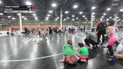 70 lbs Semifinal - Paisley Grinder, NE Whale Humpback - GK8 vs Eva Diaz, Maryland Mana Surge - GK8