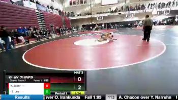 113 lbs Champ. Round 1 - Sean Lee, Cleveland vs Klay Zuber, Mountain View