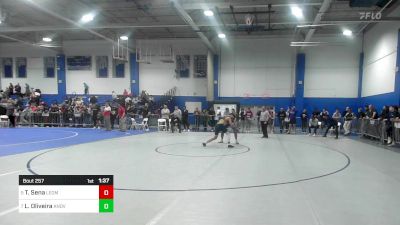 160 lbs Consi Of 8 #2 - Tadeo Sena, Leominster vs Lucas Oliveira, Andover