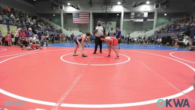 140 lbs Rr Rnd 3 - Emmie Stowe, Raw Wrestling Club vs Tyler Howell, Mannford Pirate Youth Wrestling