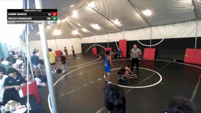 138 lbs Quarterfinal - Oscar Gonzalez, Legacy Wrestling Center vs Jaden Garcia, Clovis High