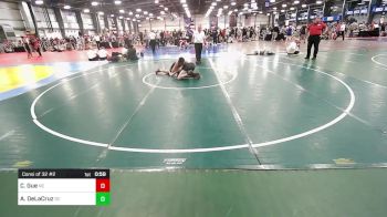 120 lbs Consi Of 32 #2 - Cameron Gue, NC vs AJ DeLaCruz, SC