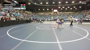 120 lbs Cons. Semi - Rylee Burke, Kansas City - Piper HS vs Ashley McMullin, Newton Hs
