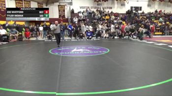 138 lbs Cons. Round 2 - Tyler Ineman, Lake Catholic vs Joe Whitford, Westlake