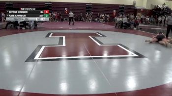 135 lbs Round 1 - Alyssa Kriener, Linn-Mar vs Kate Knutson, Denver