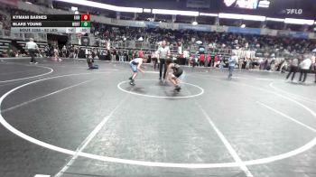 92 lbs Consi Of 4 - KyMani Barnes, Eierman Elite vs Blake Young, Wentzville Wrestling Federation