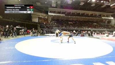 100 lbs Cons. Round 5 - Ariannah Nguyen, Central Catholic vs Sophia Villoria, Will C. Wood