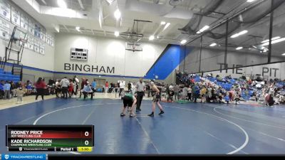 145+ Cons. Round 2 - Rodney Price, Roy Wrestling Club vs Kade Richardson, Champions Wrestling Club