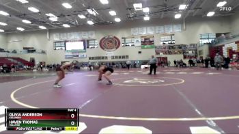 145 lbs Champ. Round 2 - Olivia Anderson, Columbia vs Haven Thomas, Vallivue