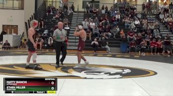 157 lbs Semifinal - Matty Bianchi, Little Rock vs Ethen Miller, Maryland