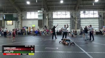 76 lbs Quarterfinal - Lance Vigil, Unattached vs Daerin Curry, Beat The Street Baltimore