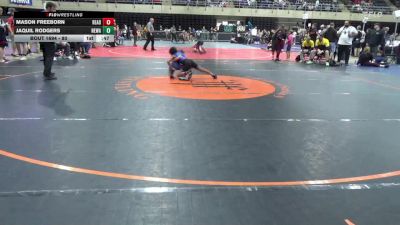 80 lbs 5th Place - Mason Freeborn, Reading vs Jaquil Rodgers, Newark
