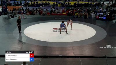 120 lbs Cons 64 #1 - Leduar Sanchez, AZ vs Moe Erdman, MN