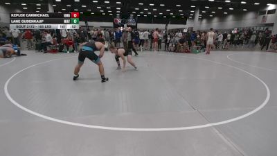 165 lbs Cons. Sub-quarters - Kepler Carmichael, Iowa vs Lane Gudenkauf, Mission Athletics