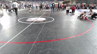 49 lbs Quarterfinal - Xipilli Zuniga, Team Aggression Wrestling Club vs Javian Rangel, Victory Wrestling-Central WA