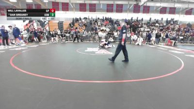 150 lbs Semifinal - Will LaVallee, Saint John's Prep vs Dan Greaney, Leominster