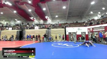 105-111 lbs Round 2 - Bryson Terry, Hardway Wrestling Academy vs Luci Horton, Indian Creek WC