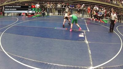 100 lbs 1st Place Match - Stetson Richards, Champions Wrestling Club vs Sean Rogers, Payson Lions Wrestling Club